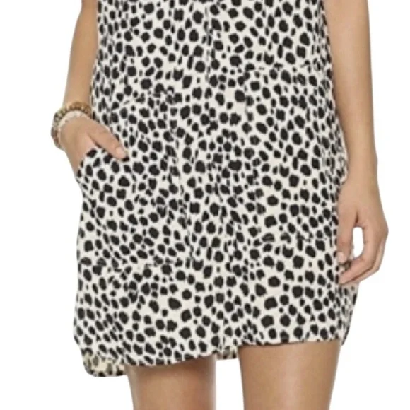 Madewell Morningside Leopard Print Shift Dress Size: L - Picture 6 of 8